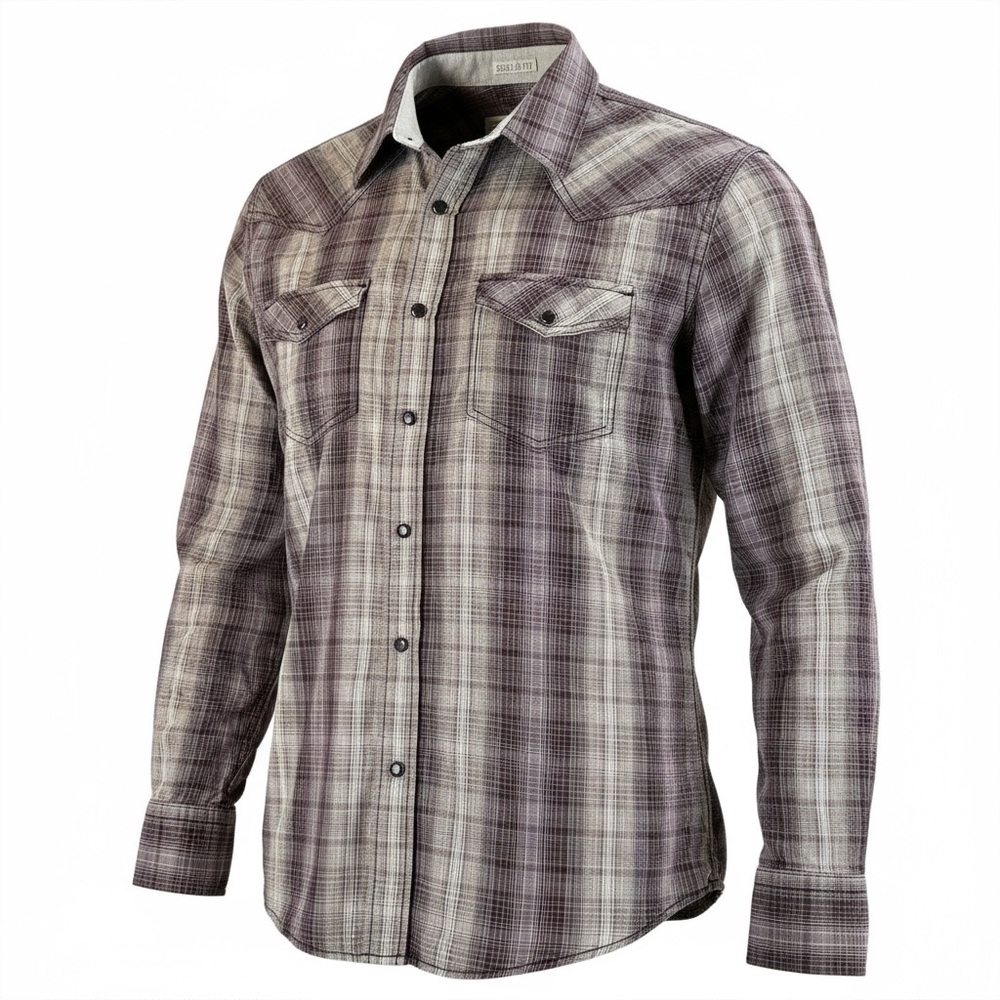 Men's Plaid Button-Down Shirt